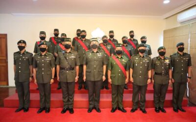 PROMOTION CEREMONY FOR SENIOR NON-COMMISSIONED OFFICERS FIRST BATTALION ROYAL BRUNEI LAND FORCE