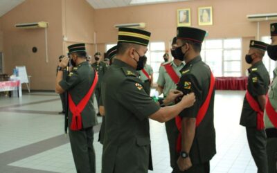 PROMOTION CEREMONY FOR SENIOR NON-COMMISIONED OFFICERS OF ROYAL GUARDS REGIMENT ROYAL BRUNEI LAND FORCE