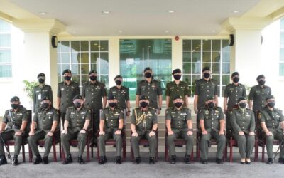 COMMANDER OF ROYAL BRUNEI LAND FORCE WORKING VISIT TO THIRD BATTALION ROYAL BRUNEI LAND FORCE