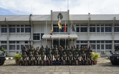 COMMANDER OF ROYAL BRUNEI LAND FORCE WORKING VISIT TO SUPPORT BATTALION ROYAL BRUNEI LAND FORCE AND SCHOOL OF INFANTRY ROYAL BRUNEI LAND FORCE