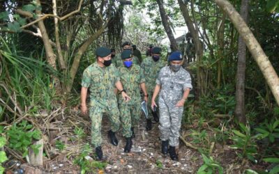JOINT FORCE COMMANDER ROYAL BRUNEI ARMED FORCES MADE A WORKING VISIT TO SUNGAI TUJOH