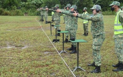 CLOSING CEREMONY OF THE BATTALION SKILLS AT ARMS MEET OF THE THIRD BATTALION ROYAL BRUNEI LAND FORCE