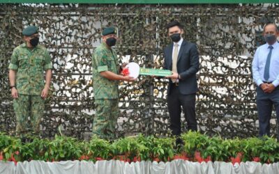 HANDOVER CEREMONY OF ROYAL BRUNEI LAND FORCE MEDIUM GROUND SYSTEM WITH M30H TRACKWAY