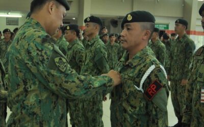 MAJLIS PENYAMPAIAN KENAIKAN PANGKAT PTB-PTB KANAN DAN PTB-PTB RENDAH PERINGKAT BATALION KEDUA TENTERA DARAT DIRAJA BRUNEI