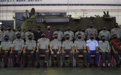 CERTIFICATE PRESENTATION CEREMONY FOR PARTICIPANTS OF ARMOURED PERSONNEL CARRIER MAINTENANCE WORKSHOP SERIES 1/2022