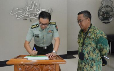 KUNJUNGAN KERJA ATASE PERTAHANAN REPUBLIK RAKYAT CHINA KE NEGARA BRUNEI DARUSSALAM