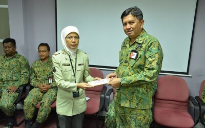 MAJLIS PENYAMPAIAN DERMA KEPADA MANGSA KEBAKARAN RUMAH