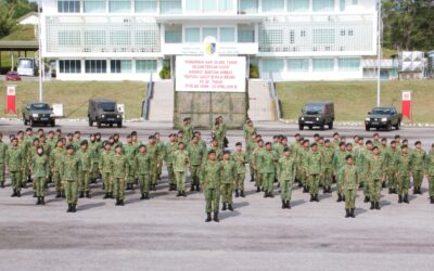PERBARISAN SEMPENA MEMPERINGATI HARI ULANG TAHUN KEJURUTERAAN DARAT, KHIDMAT BANTUAN KOMBAT, TENTERA DARAT DIRAJA BRUNEI KE 38 TAHUN