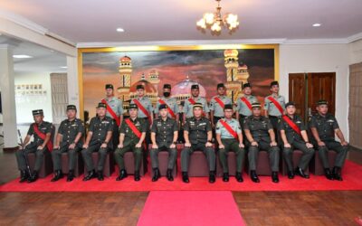 PROMOTION CEREMONY FOR PERSONNEL OF ROYAL BRUNEI LAND FORCE HEADQUARTERS AND HEADQUARTERS COMPANY OF ROYAL BRUNEI LAND FORCE