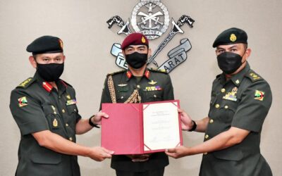 HANDOVER CEREMONY OF THE CHIEF OF STAFF ROYAL BRUNEI LAND FORCE