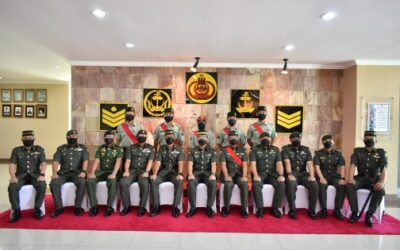 THE CERTIFICATE OF CREDENTIALS AWARDING CEREMONY FOR WARANT OFFICERS AND PROMOTION CEREMONIES FOR PERSONNEL OF SECOND BATTALION ROYAL BRUNEI LAND FORCE