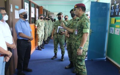 COMBAT SERVICE SUPPORT ROYAL BRUNEI LAND FORCE RECEIVE WORKING VISIT FROM COMMANDER OF ROYAL BRUNEI LAND FORCE