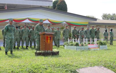 CLOSING CEREMONY OF THE BATTALION SKILLS AT ARMS MEET FOR SUPPORT BATTALION AND COMBAT SERVICE SUPPORT ROYAL BRUNEI LAND FORCE