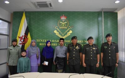 DONATION PRESENTATION CEREMONY TO THE ORPHANS OF THE ROYAL BRUNEI LAND FORCE