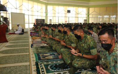 THANKSGIVING CEREMONY TO COMMEMORATE THE 13TH ANNIVERSARY OF SCHOOL OF INFANTRY ROYAL BRUNEI LAND FORCE