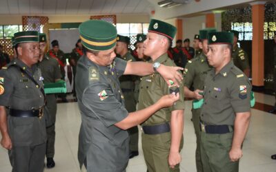MAJLIS PENYAMPAIAN KENAIKAN PANGKAT BAGI PTB-PTB KANAN DAN PTB-PTB RENDAH 1BN TDDB DAN MAJLIS PENYERAHAN SUMBANGAN DANA KEBAJIKAN TDDB