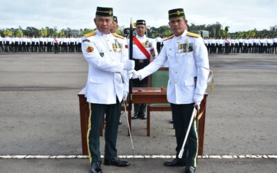 ROYAL BRUNEI LAND FORCE SERGEANT MAJOR HANDOVER CEREMONY