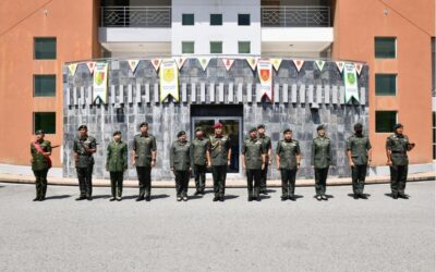 COMMANDER OF RBLF CONDUCTS WORKING VISIT TO ROYAL GUARDS REGIMENT RBLF