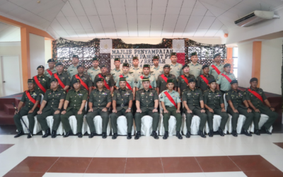 PROMOTION CEREMONY FOR PERSONNEL OF FIRST BATTALION ROYAL BRUNEI LAND FORCE