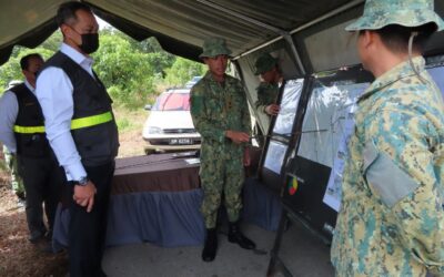 MINISTER OF HOME AFFAIRS CONDUCT VISIT TO FLOOD PRONE AREAS AND FLOOD MITIGATION PROJECTS IN TUTONG DISTRICT