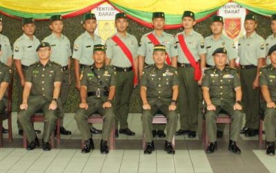 PROMOTION CEREMONIES FOR PERSONNEL OF ROYAL GUARDS REGIMENT ROYAL BRUNEI LAND FORCE