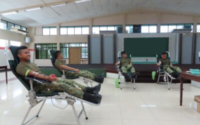 SECOND BATTALION ROYAL BRUNEI LAND FORCE CONDUCTS BLOOD DONATION CAMPAIGN