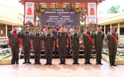 PROMOTION CEREMONIES FOR PERSONNEL OF SCHOOL OF INFANTRY ROYAL BRUNEI LAND FORCE