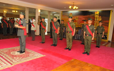 MAJLIS PENYAMPAIAN PANGKAT PTB-PTB KANAN BAGI ANGGOTA-ANGGOTA MARKAS TENTERA DARAT DIRAJA BRUNEI DAN KOMPENI MARKAS TENTERA DARAT DIRAJA BRUNEI SIRI 1 BAGI TAHUN 2018