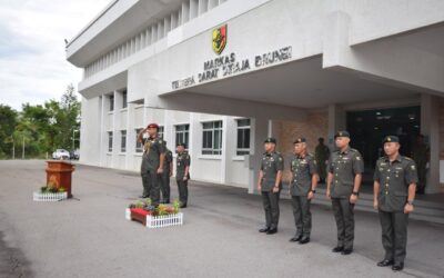 FLAG HANDOVER CEREMONY FOR THE 30th ASEAN ARMIES RIFLES MEET