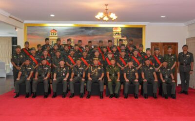 PROMOTION CEREMONY FOR ROYAL BRUNEI LAND FORCE WARRANT OFFICERS