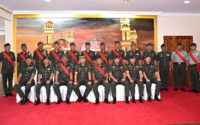 PROMOTION CEREMONY FOR SENIOR NON-COMMISSIONED OFFICER PERSONNEL OF COMBAT SERVICE SUPPORT ROYAL BRUNEI LAND FORCE