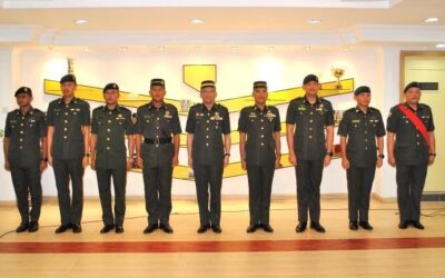 SERGEANT MAJOR INSIGNIA PRESENTATION AND PROMOTION CEREMONY FOR PERSONNEL OF SUPPORT BATTALION ROYAL BRUNEI LAND FORCE