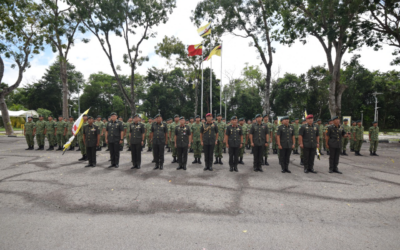FLAG HANDOVER CEREMONY FOR EXERCISE MAJU BERSAMA SERIES 25/2022 AND EXERCISE RINTIS BERSAMA SERIES 2022