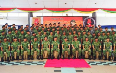 CLOSING CEREMONY FOR PLATOON COMMANDER COURSE SERIES 03/2022 AND SECTION COMMANDER COURSE SERIES 02/2022