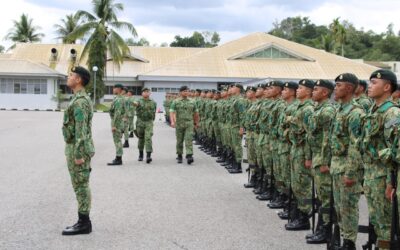 COMMANDER OF ROYAL BRUNEI ARMED FORCES WORKING VISIT TO THE ROYAL GUARDS REGIMENT RBLF