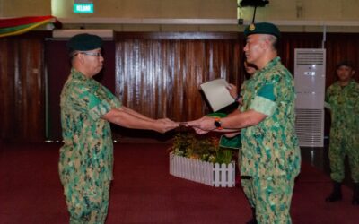 CLOSING CEREMONY AND CERTIFICATE PRESENTATION FOR CORPORAL LEADERSHIP COURSE SERIAL 2/2022 ROYAL BRUNEI LAND FORCE