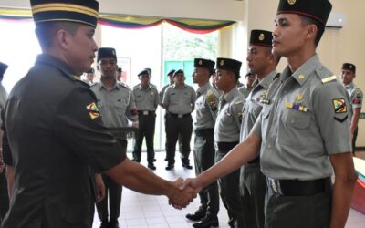 PROMOTION CEREMONY FOR SECOND BATTALION ROYAL BRUNEI LAND FORCE PERSONNEL