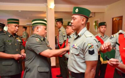 PROMOTION CEREMONY FOR ROYAL BRUNEI LAND FORCE HEADQUARTERS AND HEADQUARTERS COMPANY ROYAL BRUNEI LAND FORCE PERSONNEL