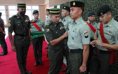 PROMOTION CEREMONY FOR ROYAL GUARD REGIMENT ROYAL BRUNEI LAND FORCE PERSONNEL
