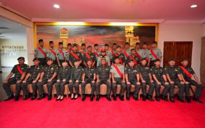 PROMOTION CEREMONY FOR COMBAT SERVICE SUPPORT ROYAL BRUNEI LAND FORCE PERSONNEL