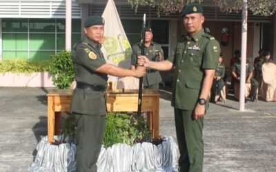 HANDOVER AND TAKEOVER PARADE CEREMONY OF SCHOOL SERGEANT MAJOR OF SCHOOL INFANTRY ROYAL BRUNEI LAND FORCE