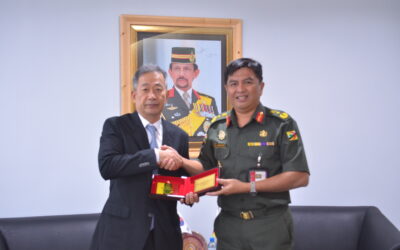 KUNJUNGAN HORMAT DUTA ISTIMEWA DAN MUTLAK REPUBLIK KOREA KEPADA PEMERINTAH TDDB