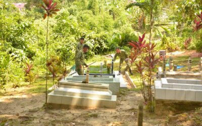KEMPEN KEBERSIHAN TANAH PERKUBURAN SEMPENA SAMBUTAN HUT ABDB YANG KE-57