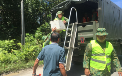 2BN TDDB MEMBERIKAN BANTUAN BENCANA ALAM