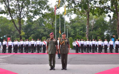 KUNJUNGAN PENGHARGAAN PANGLIMA TENTERA DARAT MALAYSIA KE TENTERA DARAT DIRAJA BRUNEI