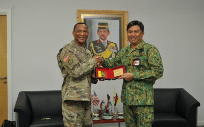 KUNJUNGAN HORMAT DARIPADA DEPUTY COMMANDING GENERAL-NATIONAL GUARD, US ARMY PACIFIC (USARPAC)