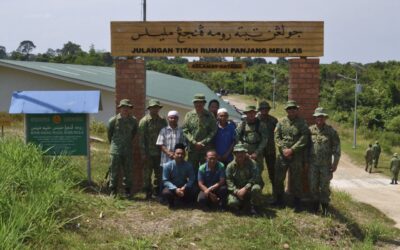 LAWATAN PEMERINTAH TENTERA DARAT DIRAJA BRUNEI KE KAMPONG MELILAS DAN KAMPONG SUKANG