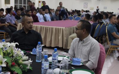MAJLIS MAKAN MALAM RESEPSI DENGAN ANGGOTA KOMPENI BATALYON INFANTERI PARA RAIDER 431/SATRIA SETIA PERKASA – YONIF PARA RAIDER 431/SSP