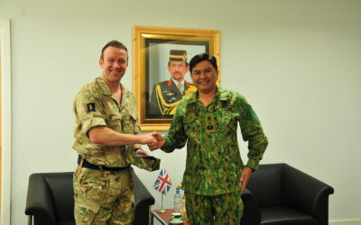 KUNJUNGAN KERJA DARIPADA COMMANDER 11th BRIGADE INFANTRY, UNITED KINGDOM