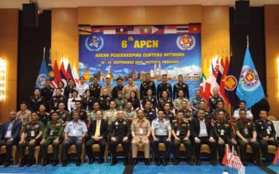 MESYUARAT ASEAN PEACEKEEPING CENTRE NETWORK YANG KE-ENAM DI PATTAYA, THAILAND